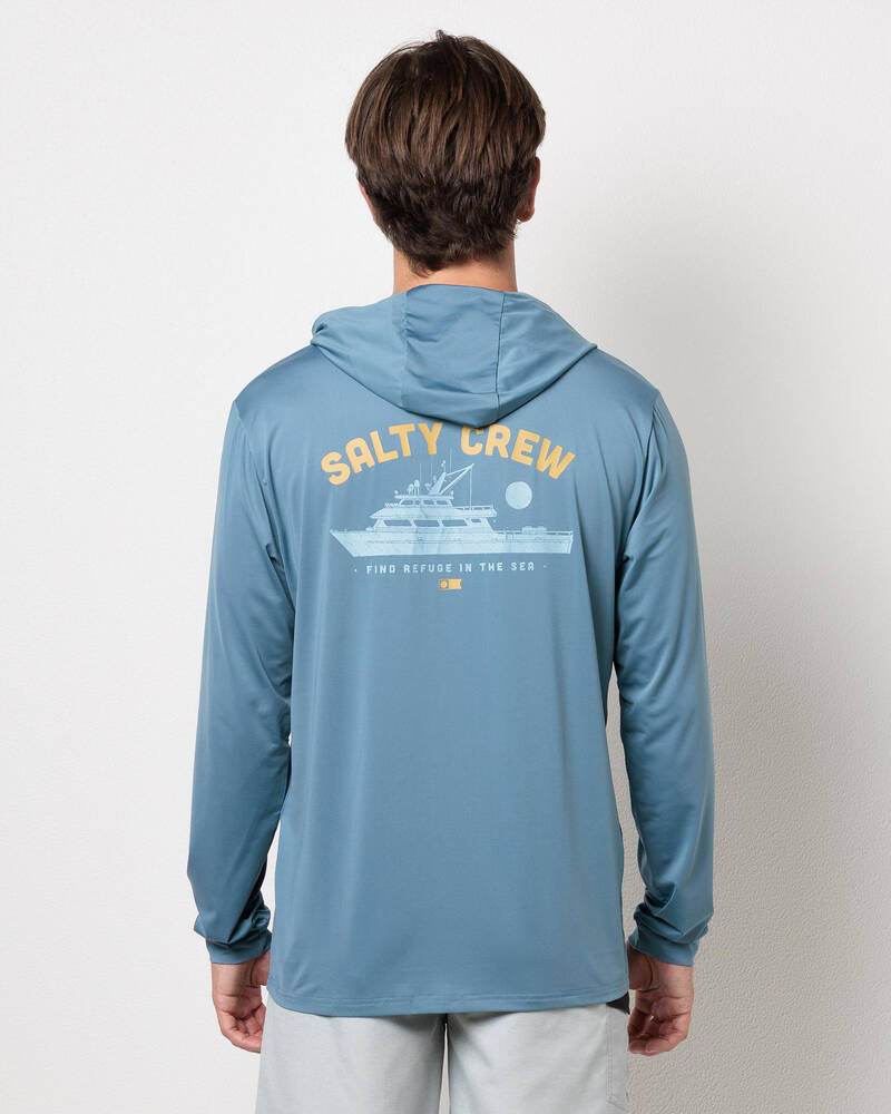 Salty Crew Overnight Hood Sunshirt for Mens