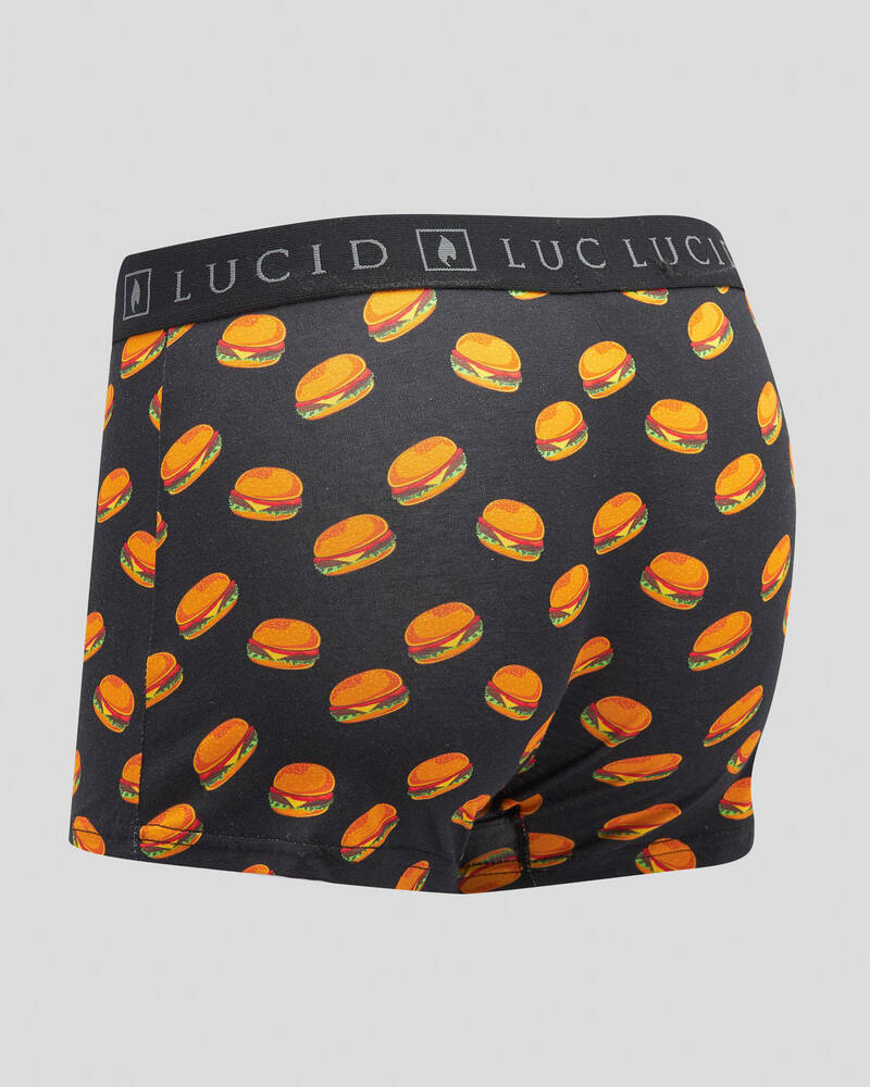 Lucid Good Burger Boxer Shorts for Mens
