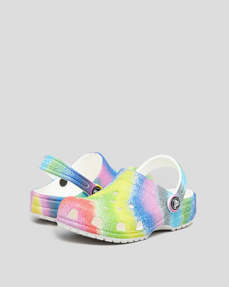 Crocs Kids' Classic Spray Dye Clogs for Unisex