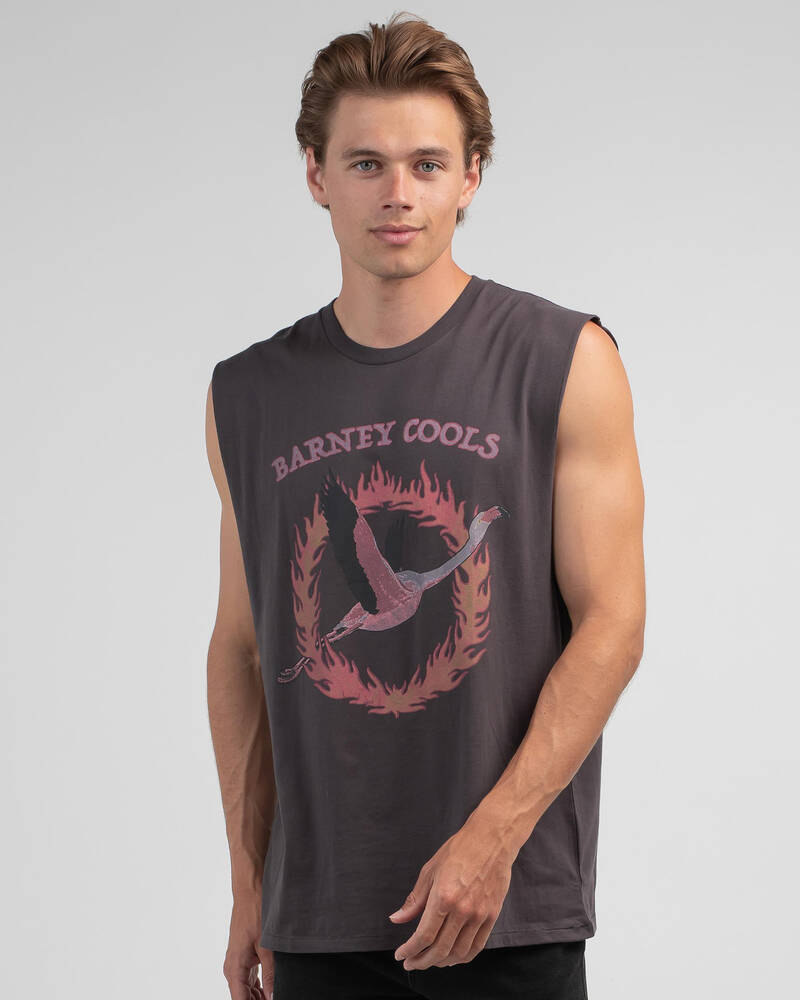 Barney Cools Flamingo Muscle Tank for Mens