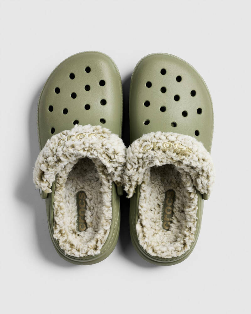 Crocs Classic Fleece Lines Clogs for Mens image number null