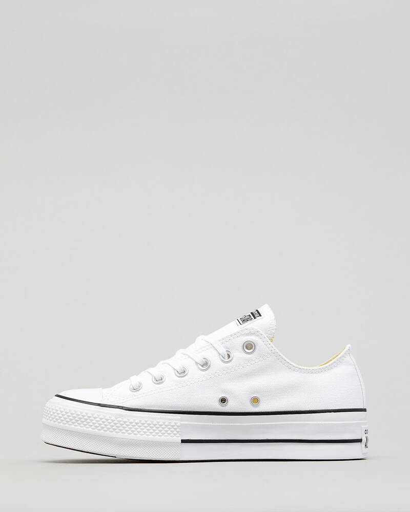Converse Womens Chuck Taylor All Star Platform Lo-Pro Shoes for Womens image number null