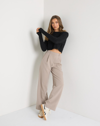 Ava And Ever Bookworm Cable Knit Jumper for Womens image number null