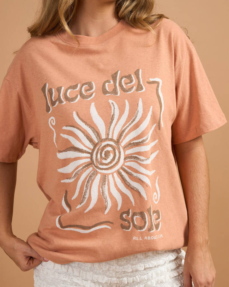 All About Eve Del Sol Relaxed T-Shirt for Womens