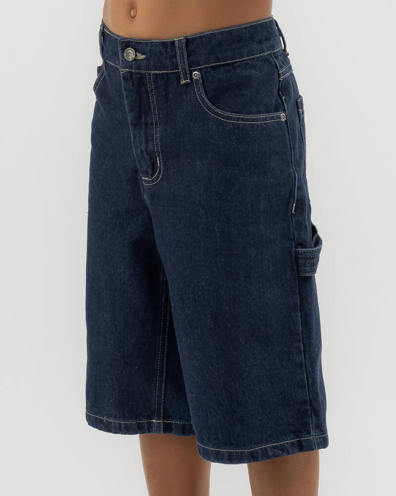 Santa Cruz Boys' Oval Strip Carpenter Shorts for Mens