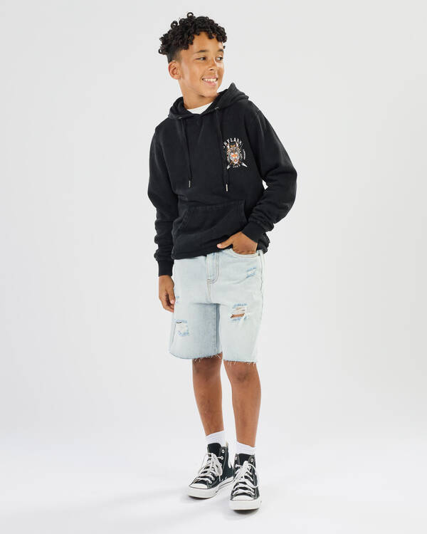 Jacks Boys' Shredded Denim Shorts for Mens