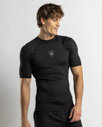 Far King Fitted Short Sleeve Rash Vest for Mens image number null