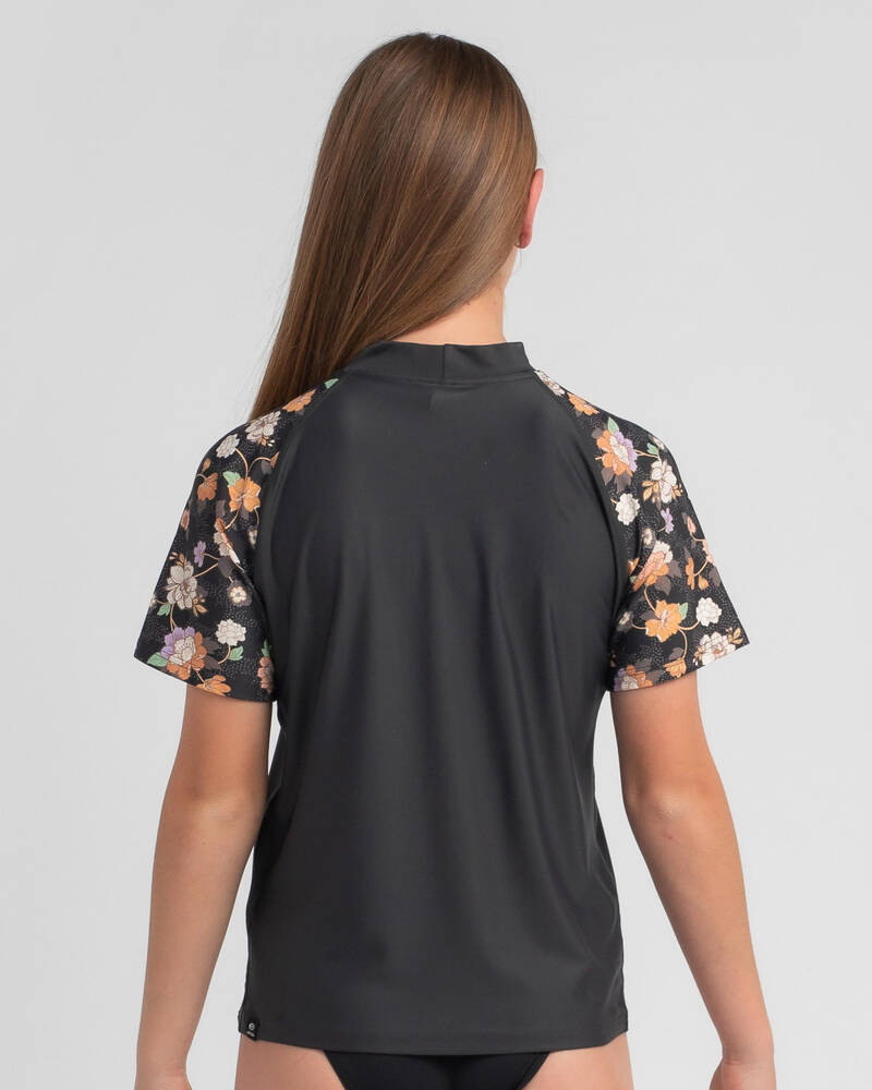 Rip Curl Girls' Short Sleeve Rash Vest for Womens