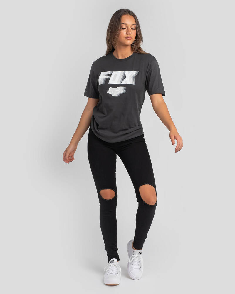 Fox Womens Side Swipe Premium Tee for Womens