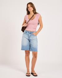 Ava And Ever Macie Stripe Tee for Womens image number null