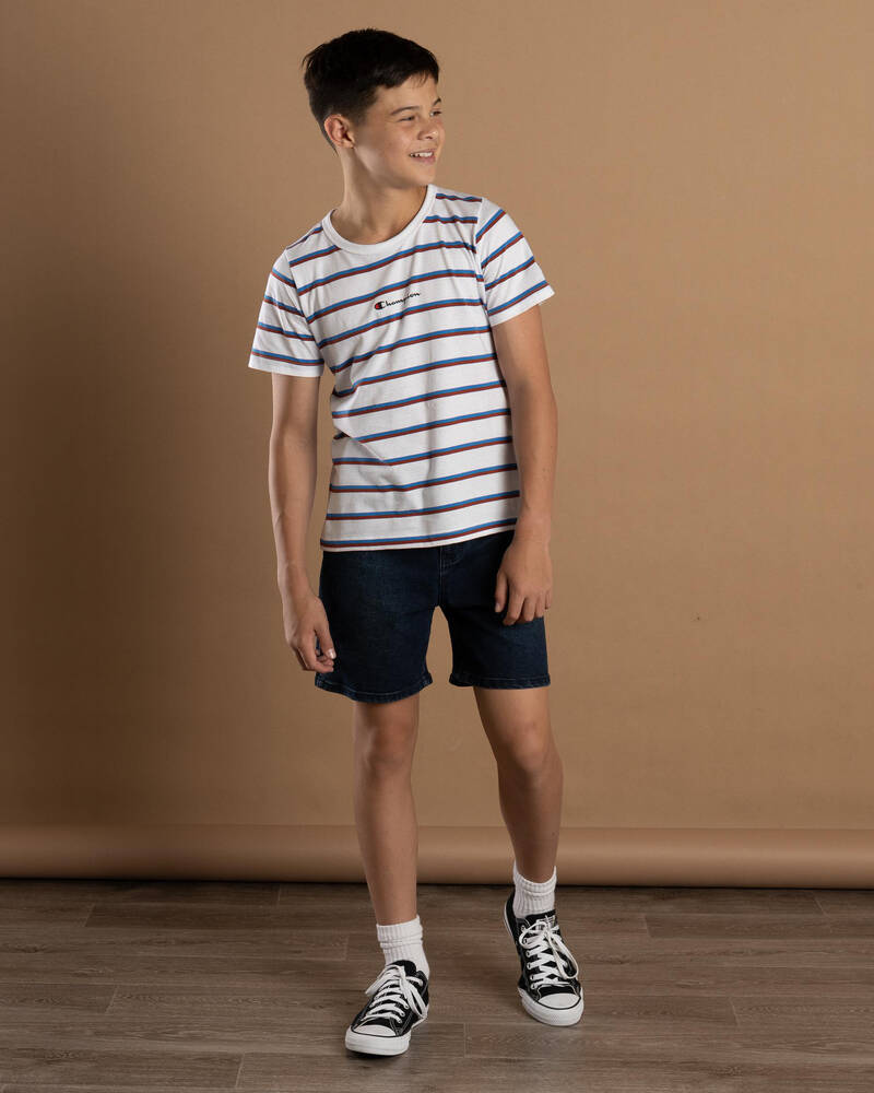 Champion Boys' Stripe T-Shirt for Mens