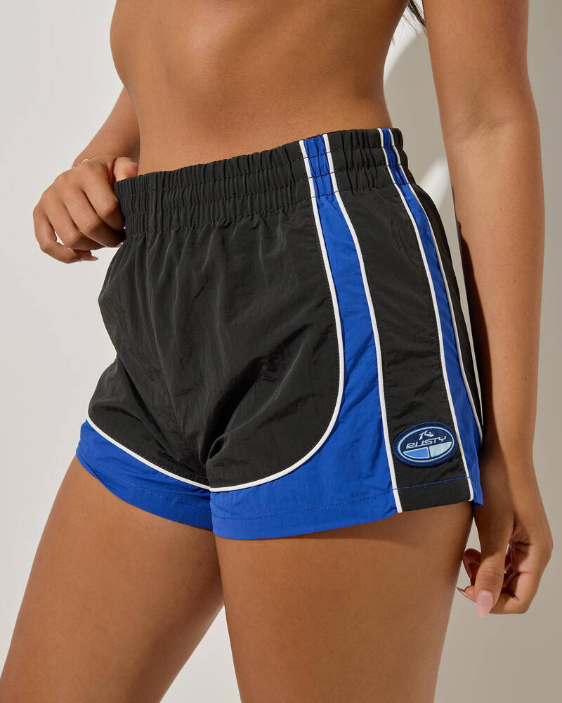 Rusty Elastic Panel Crank Boardshort for Womens