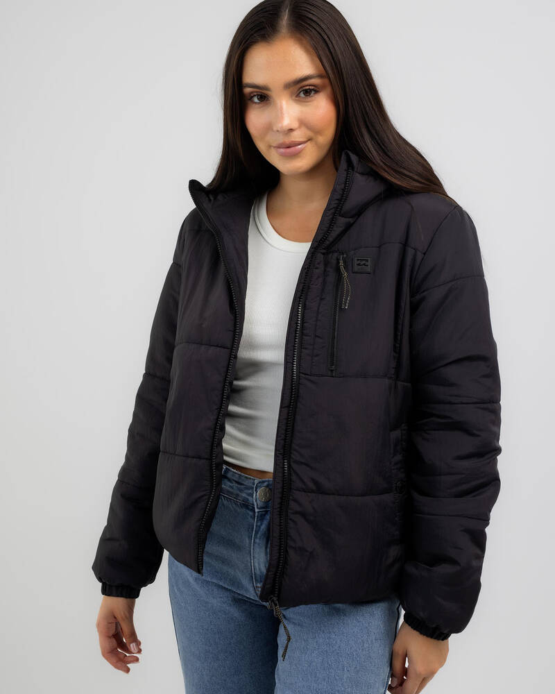 Billabong Transport Hooded Puffer Jacket for Womens