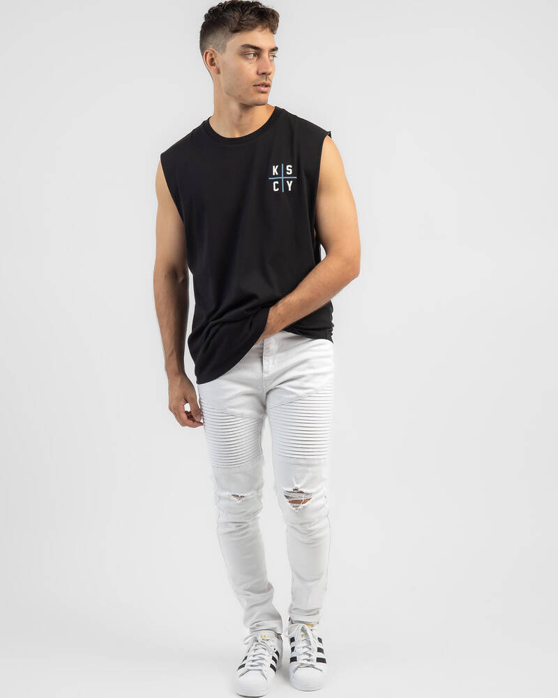 Kiss Chacey Speedway Dual Curved Muscle Tank for Mens