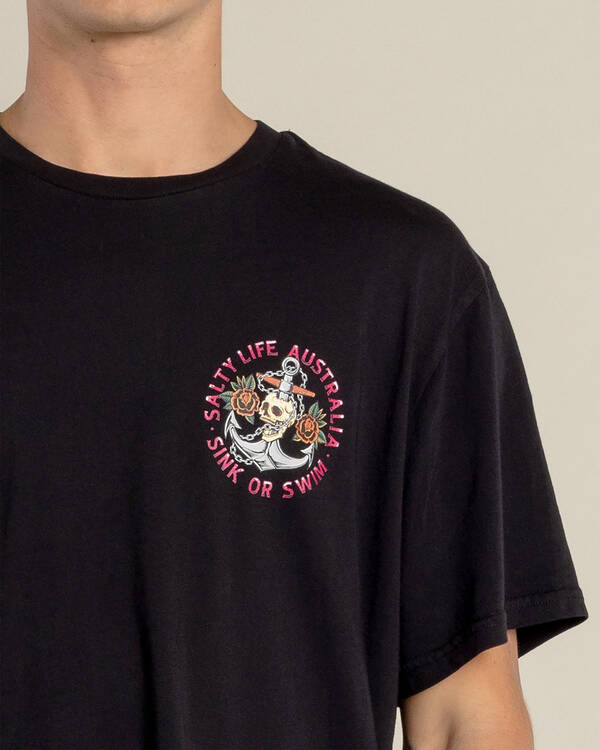 Salty Life Sink or Swim T-Shirt for Mens