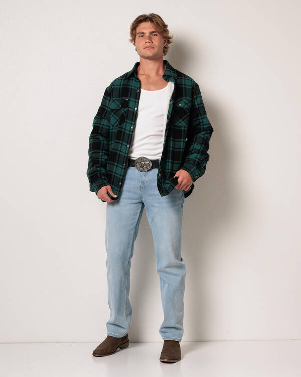 Ringers Western Sawyer Sherpa Flannel Jacket for Mens
