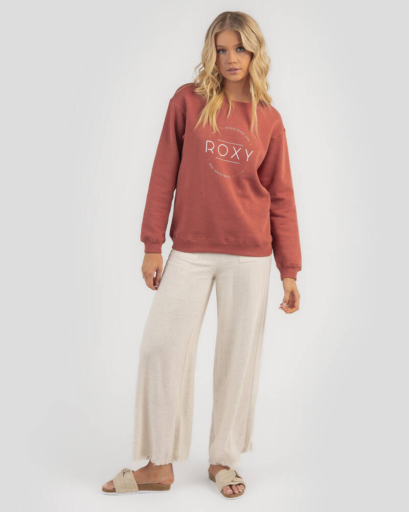 Roxy Surf Stoked Crewneck Sweatshirt for Womens