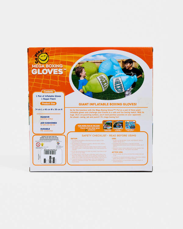 Go Play! Mega Inflatable Boxing Gloves for Unisex