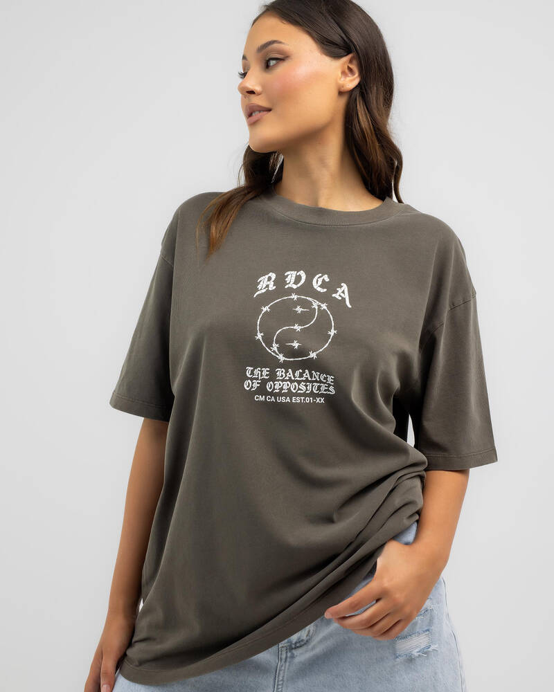 RVCA Lax Relaxed T-Shirt for Womens