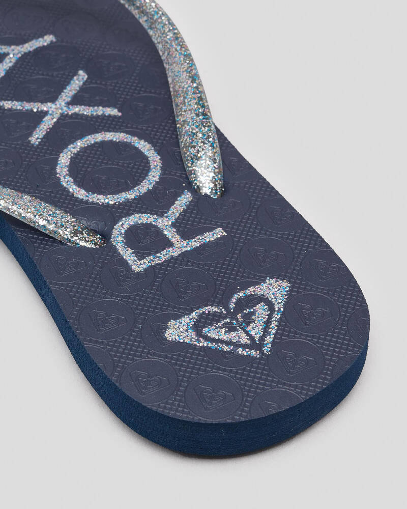 Roxy Girls' Viva Sparkle Thongs for Womens
