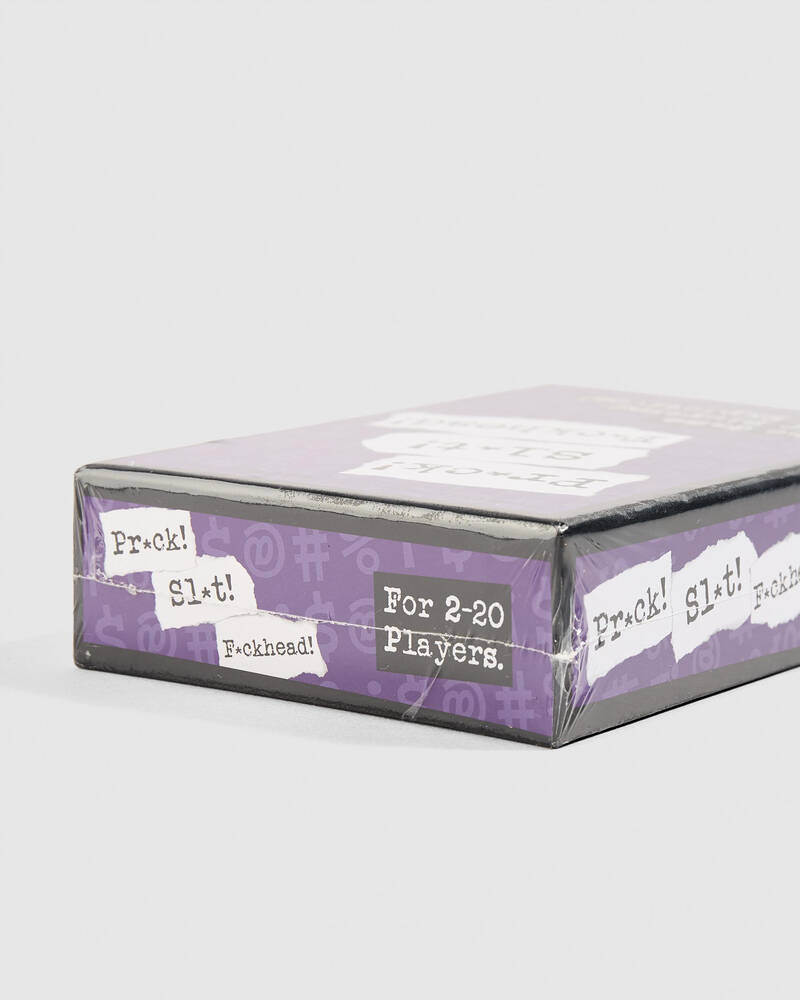 MDI Pr*ck Sl*t F*ckhead Card Game for Mens