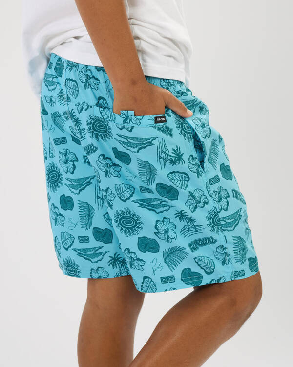 Rip Curl Boys' Surf Shack Yardage Board Shorts for Mens