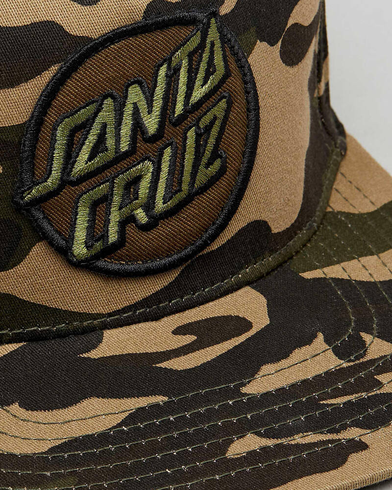 Santa Cruz Classic Patch Snapback Cap for Mens