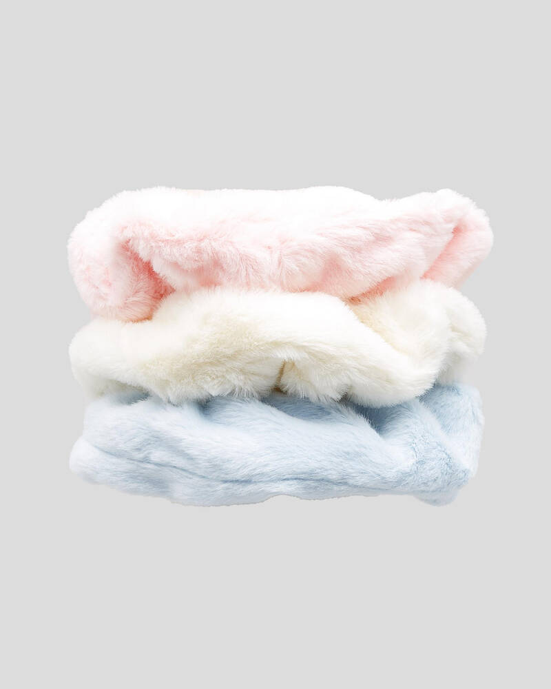 Karyn In LA Faux Fur Scrunchie Pack for Womens