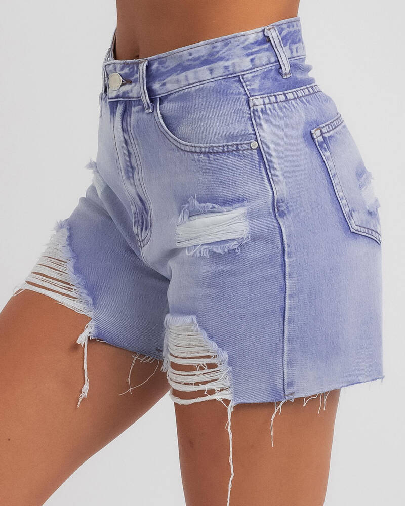 Country Denim Paradise Shorts for Womens