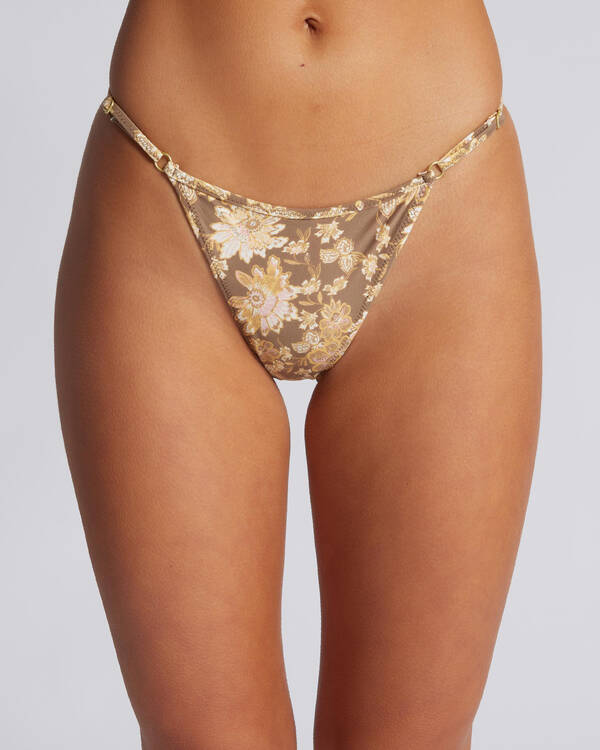 Rhythm Arcadia Paisley High Cut Bikini Bottom for Womens
