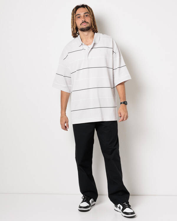 Nike Club Stripe Oversized Polo Shirt for Mens
