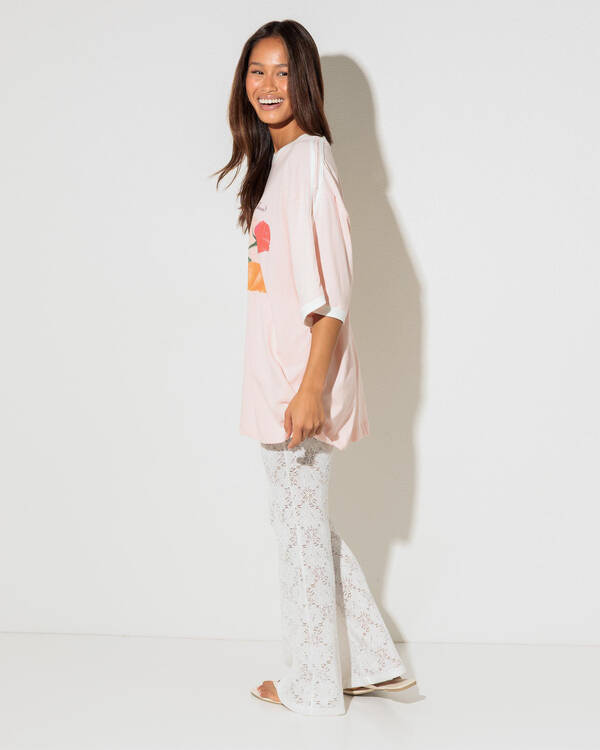 All About Eve From France Oversized T-Shirt for Womens