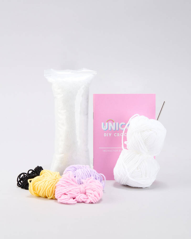 Get It Now Unicorn DIY Crochet Kit for Unisex
