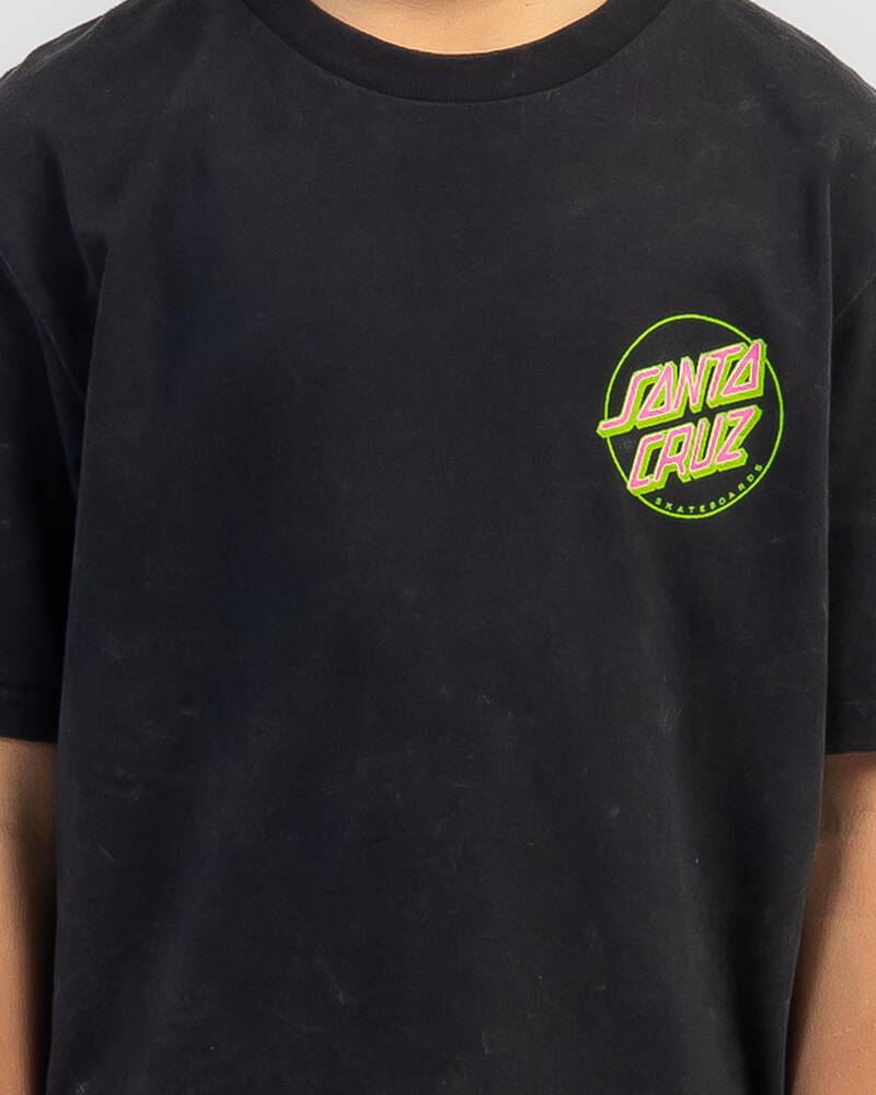 Santa Cruz Boys' Blacklight Kendall Snake T-Shirt for Mens