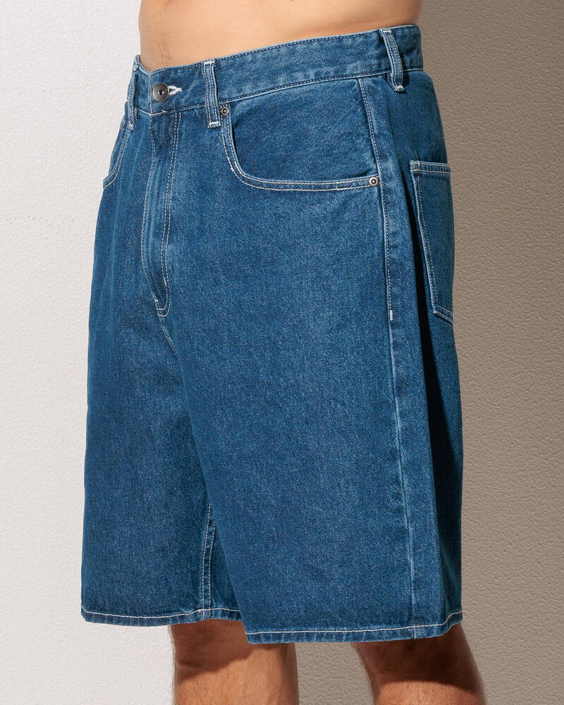 Quiksilver Impaired Baggy Denim Shorts for Mens