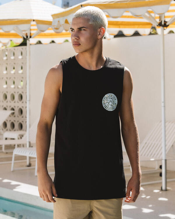 Salty Life Shadow Reel Muscle Tank for Mens