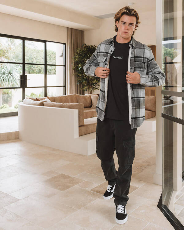 Skylark Trace Long Sleeve Flannel Shirt for Mens