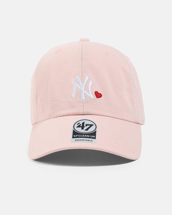Forty Seven NY Hearts Clean Up Baserunner Cap for Womens
