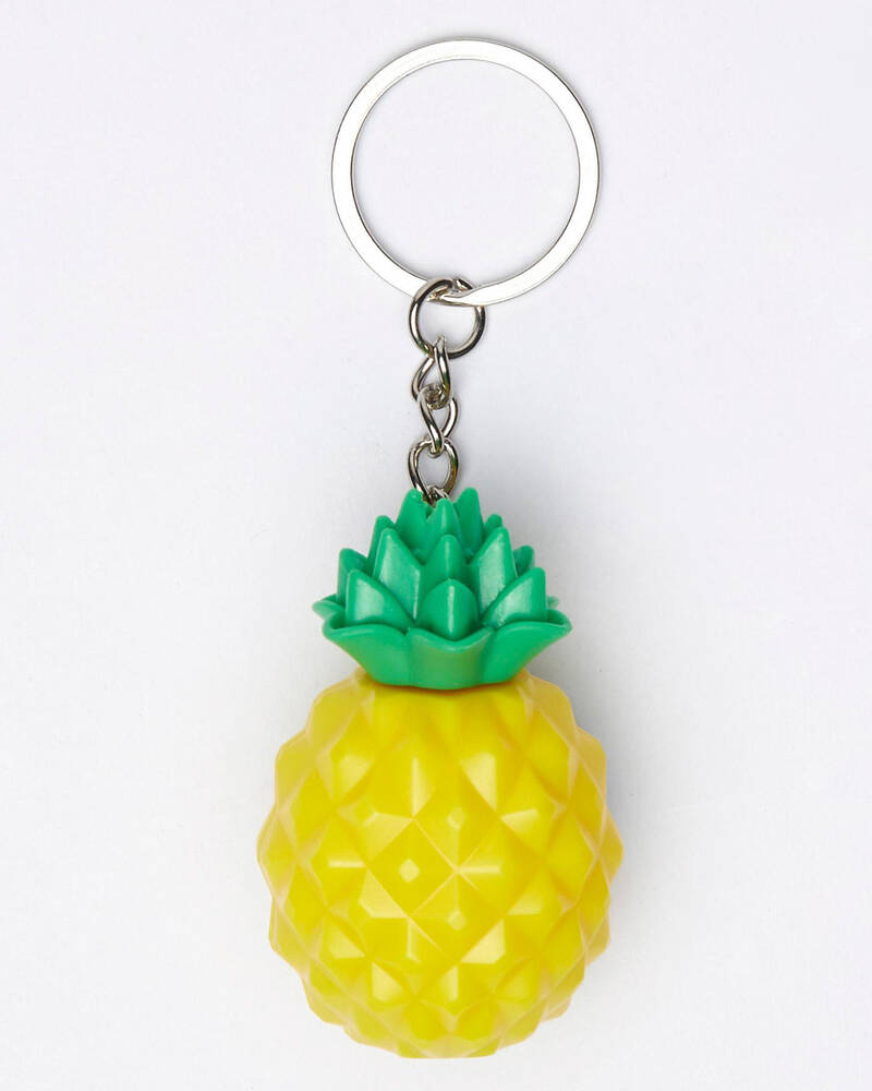 Get It Now Pineapple Keyring for Unisex