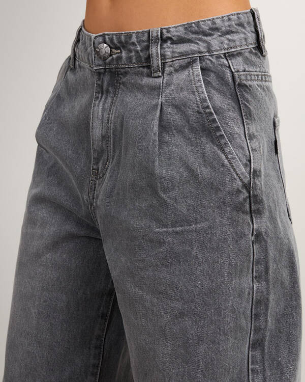 DESU Cyndi Barrel Leg Jeans for Womens