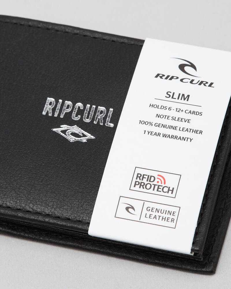Rip Curl Spruce RFID Slim Leather Wallet for Mens