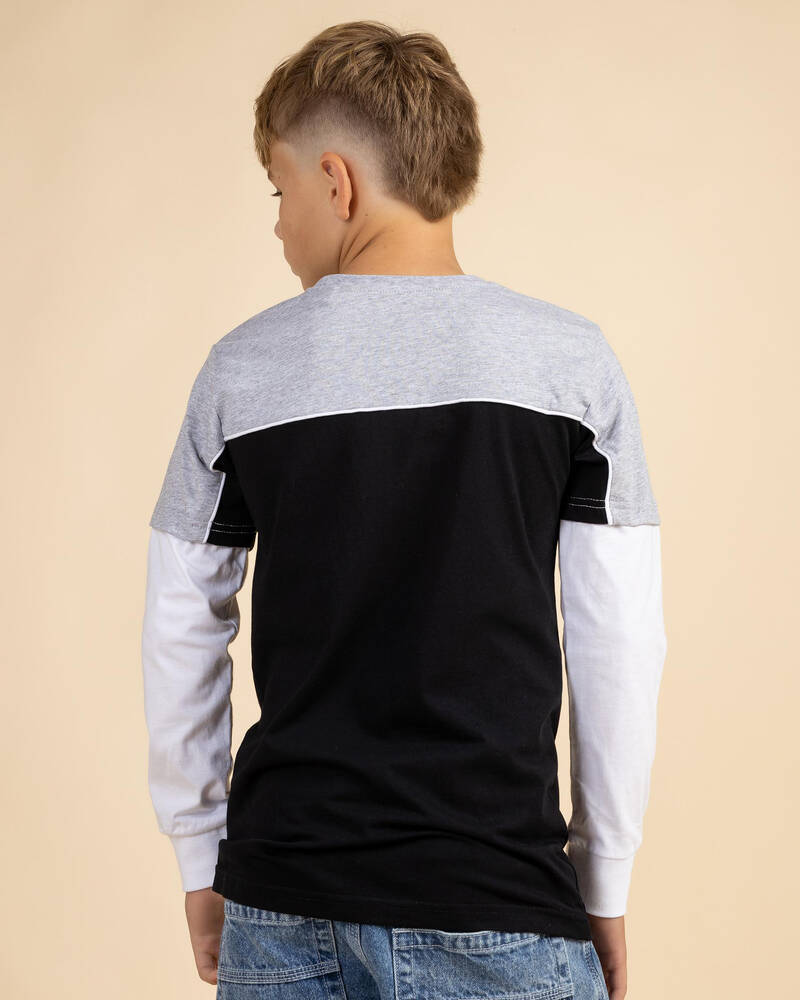 Jacks Boys' Cloudline Layered Long Sleeve T-Shirt for Mens