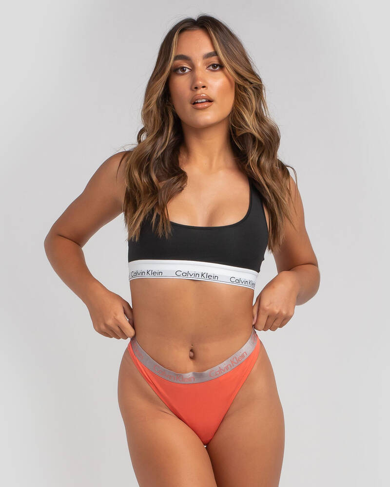 Calvin Klein Radiant Cotton Thong for Womens