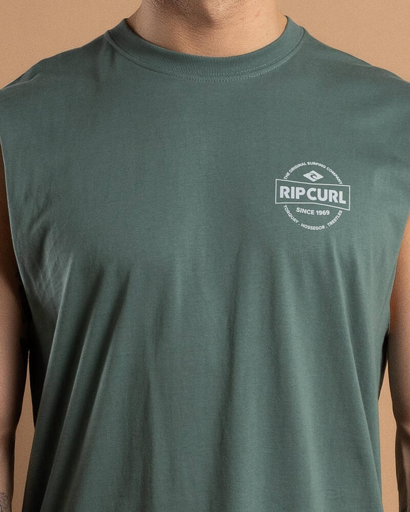 Rip Curl Stapler Muscle Tank for Mens