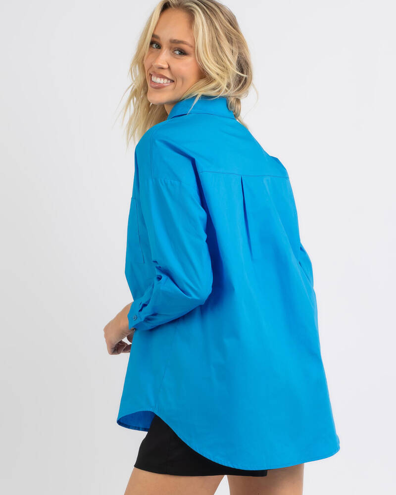 Ava And Ever Material Girl Shirt for Womens