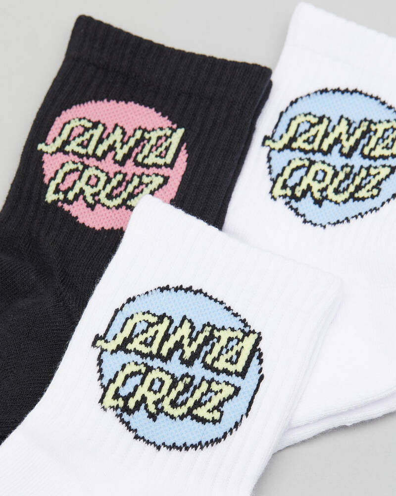 Santa Cruz Girls' Other Dot Sock Pack for Womens