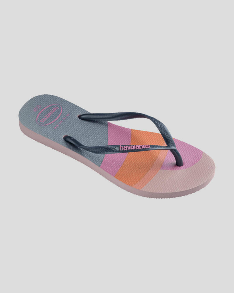Havaianas Slim Palette Glow Thongs for Womens