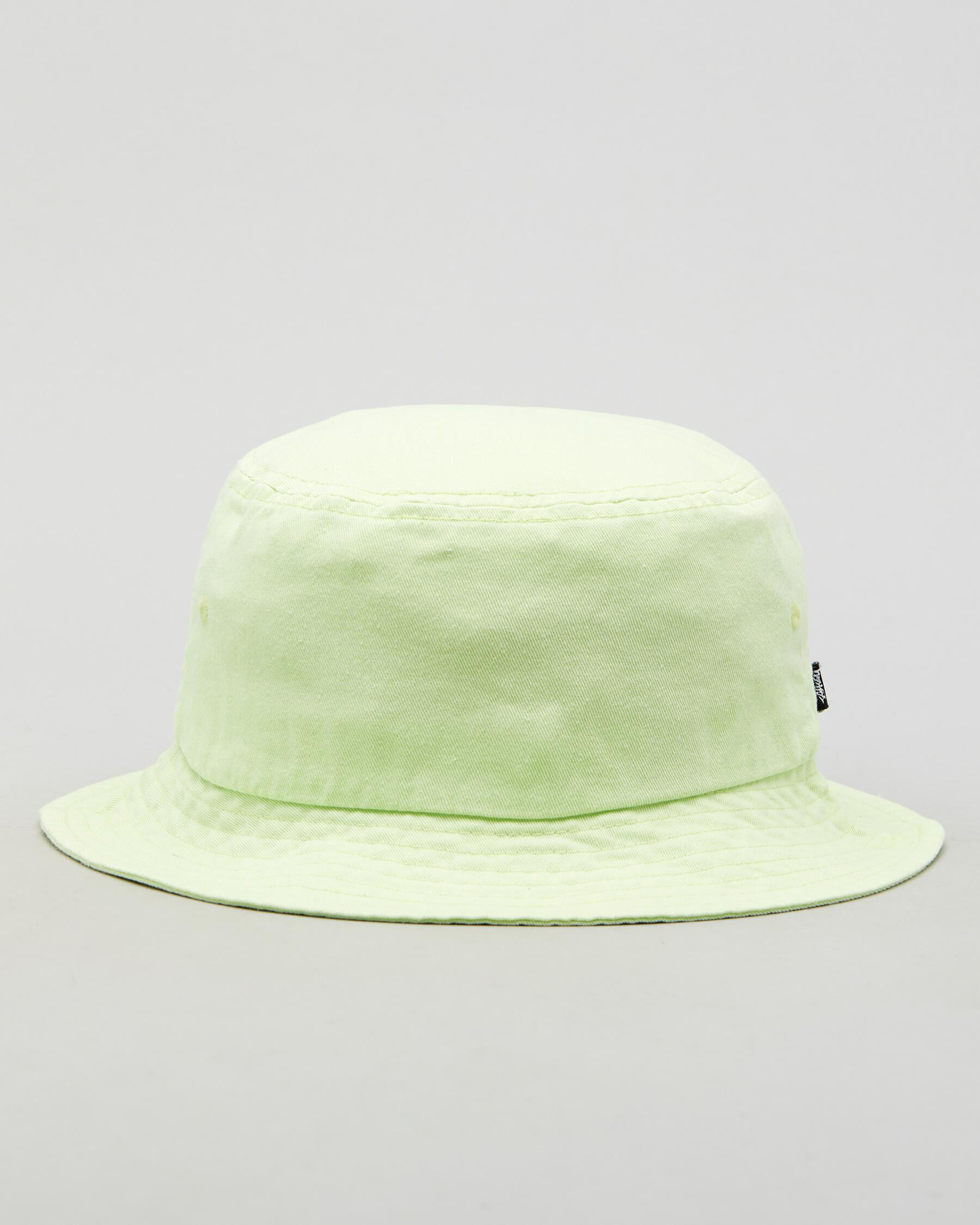 Stussy Stock Bucket Hat In Lime | City 