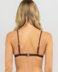 Topanga Claire Fixed Triangle Bikini Top for Womens image number null