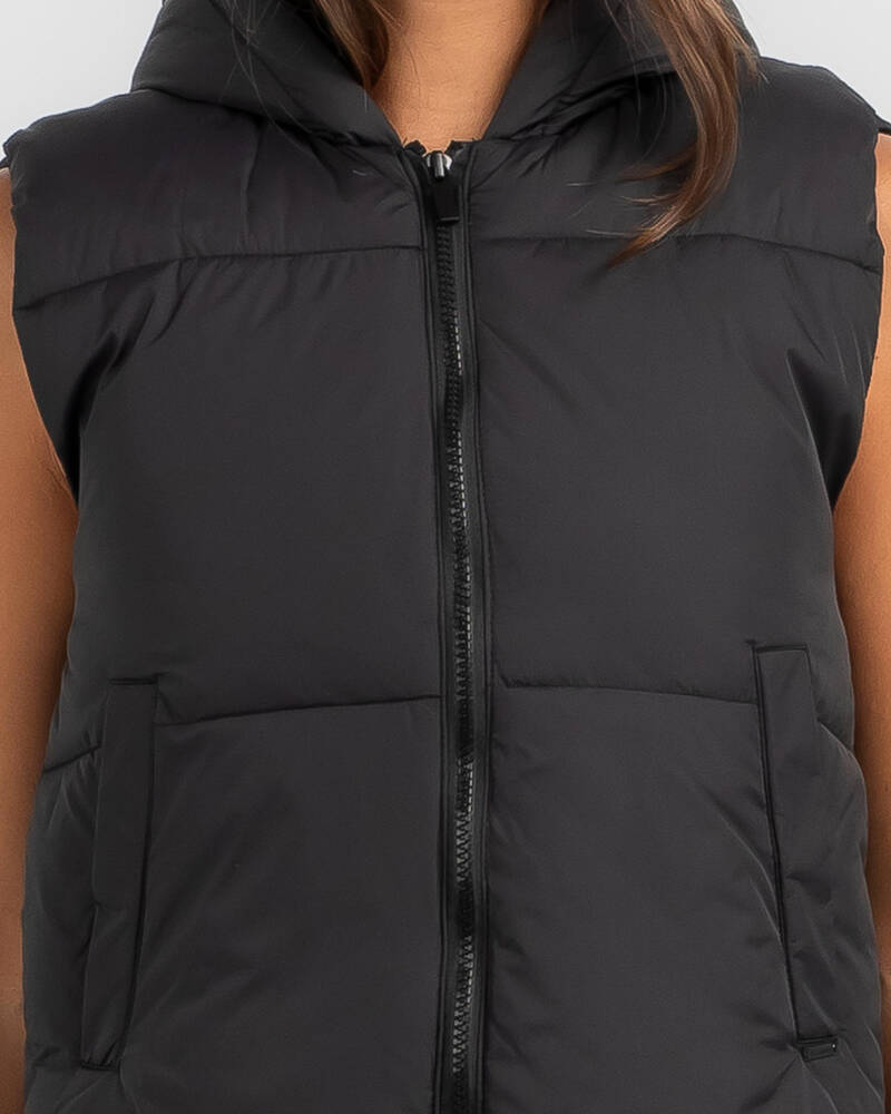 Ava And Ever Icy Hooded Puffer Vest for Womens